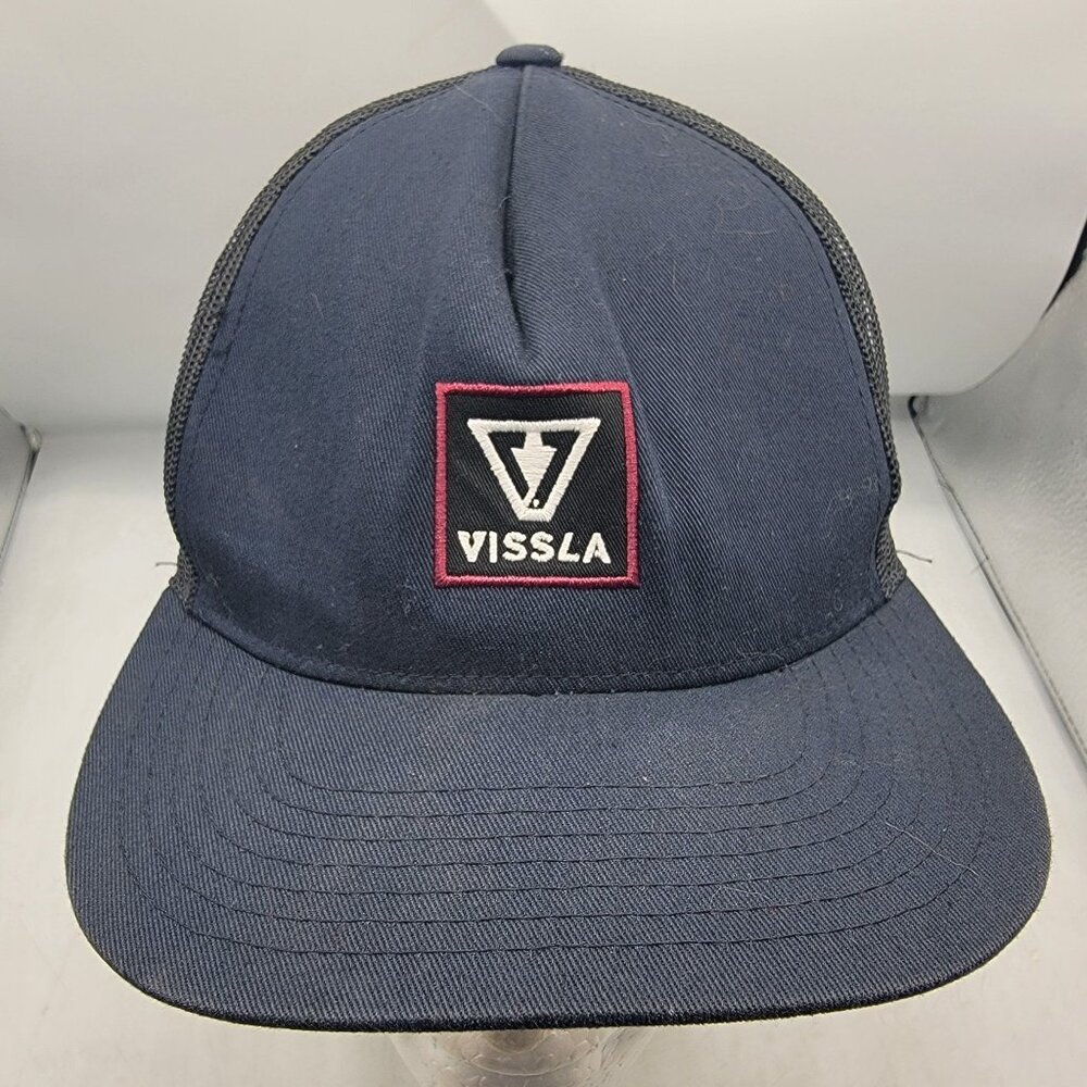 Vissla Windows Eco Blue Trucker Hat Cap Casual Outdoors Breathable Lightweight
